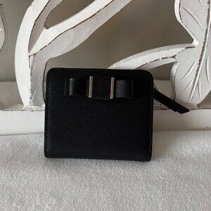 Coach Leather Wallet with Bow Detail